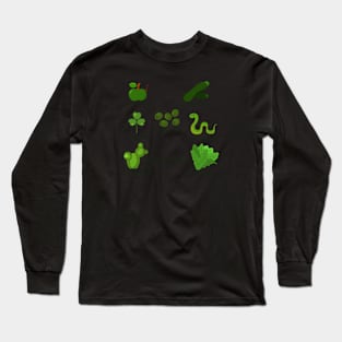 Colors: green Long Sleeve T-Shirt